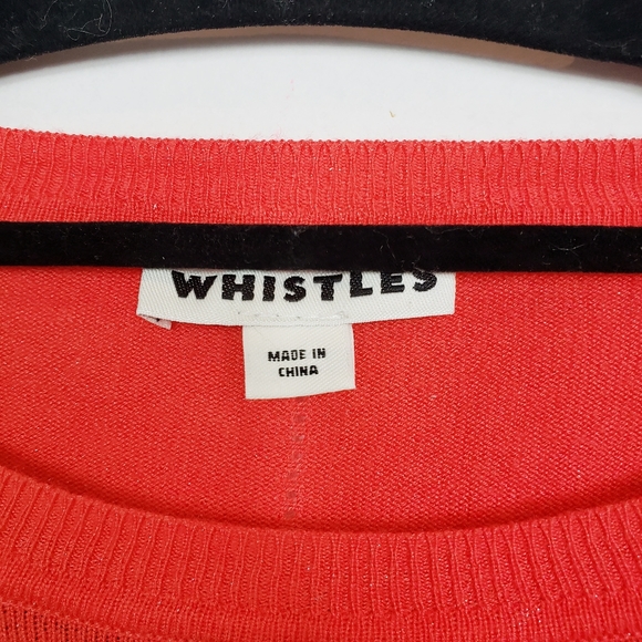 WHISTLES red sparkle sweater pullover - Picture 5 of 11